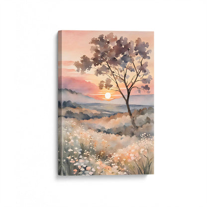 [Color:Stretched Canvas], Picture of art at an angle