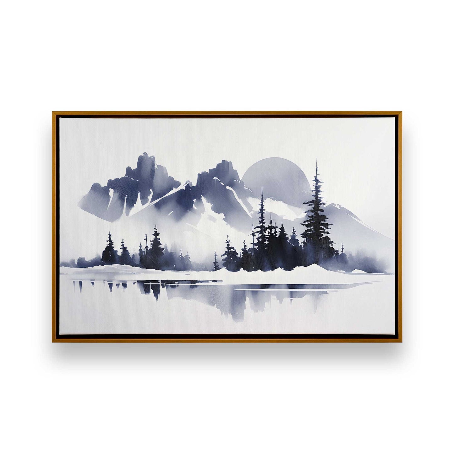 [Color:Polished Gold], Picture of art in a Polished Gold frame