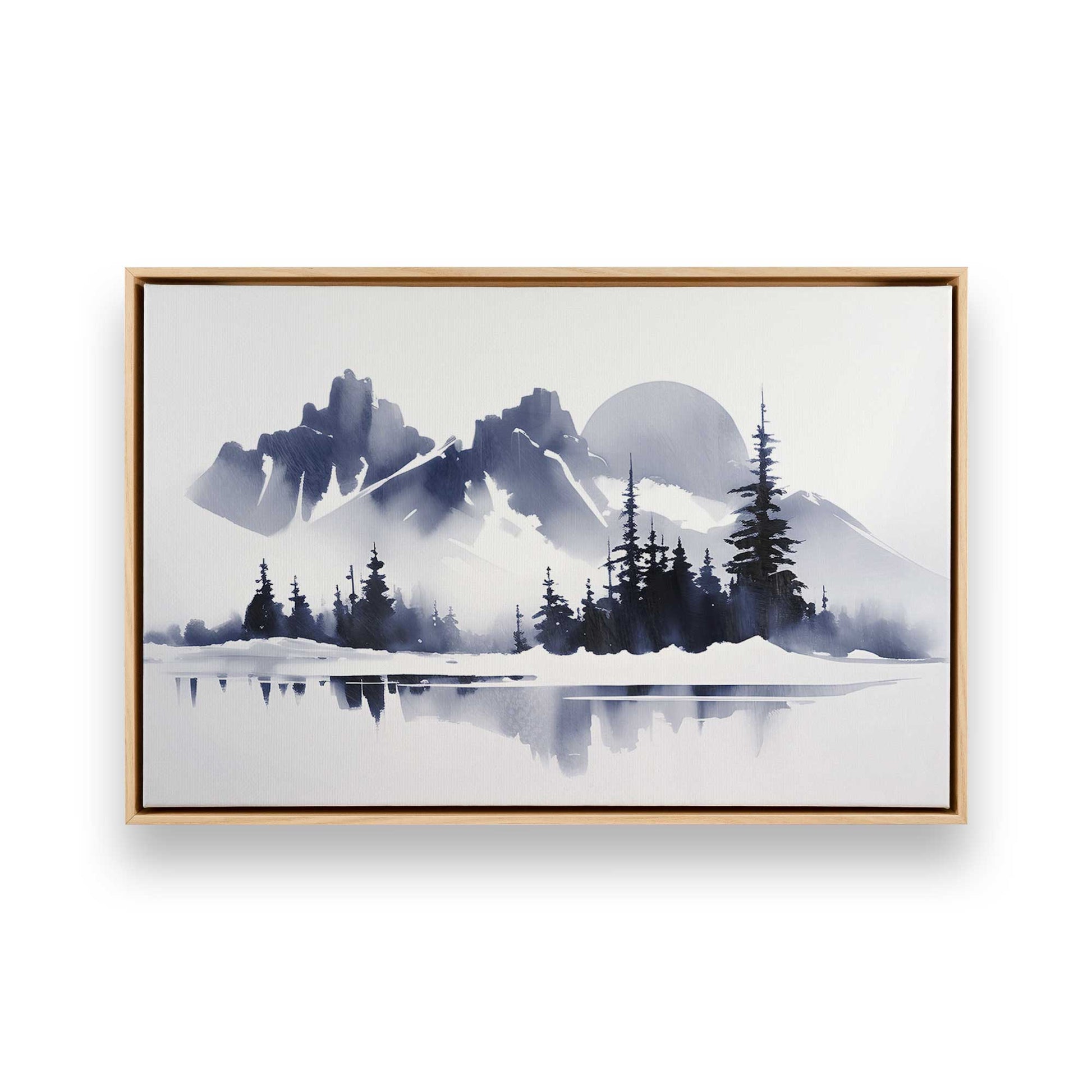 [Color:American Maple], Picture of art in a American Maple frame