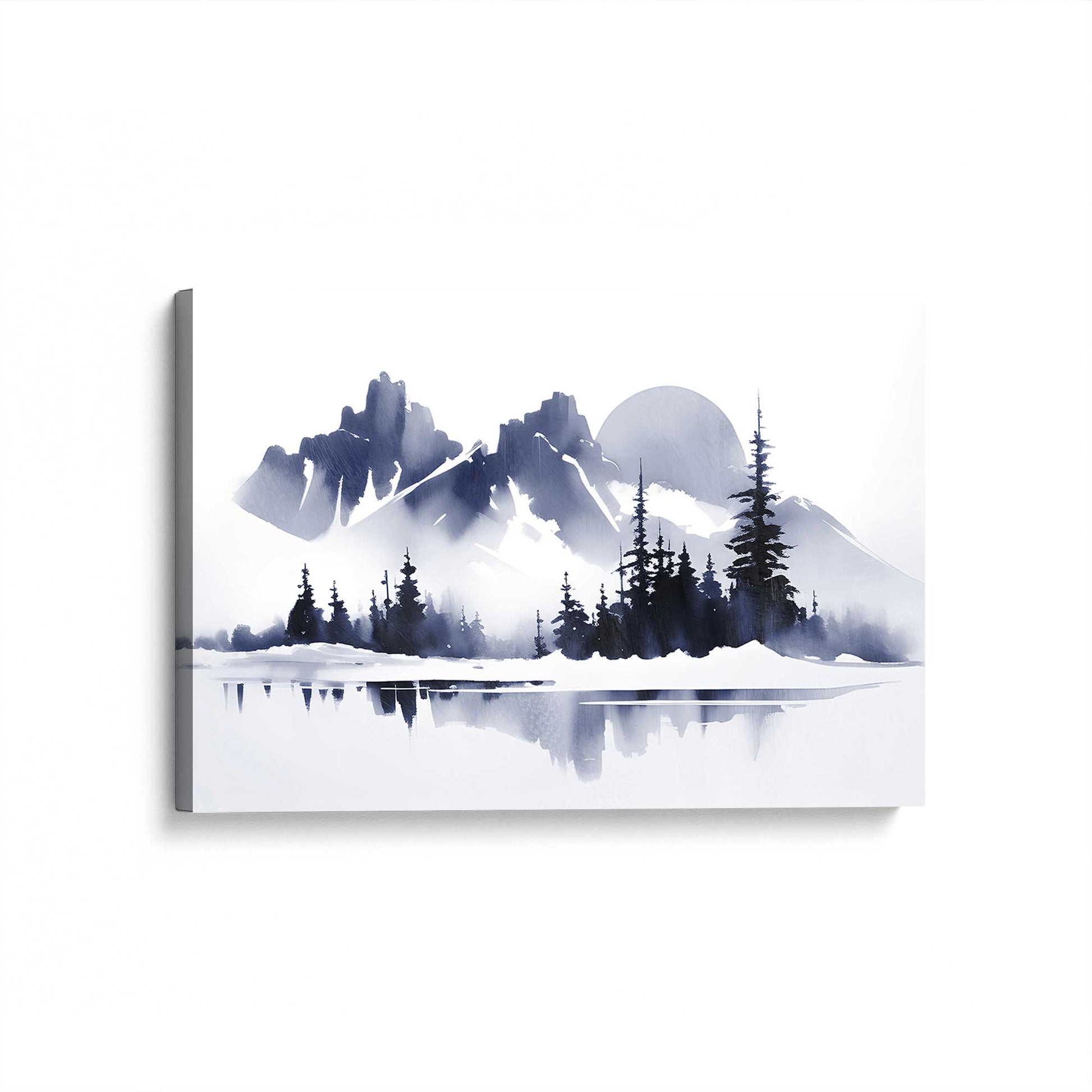 [Color:Stretched Canvas], Picture of art at an angle