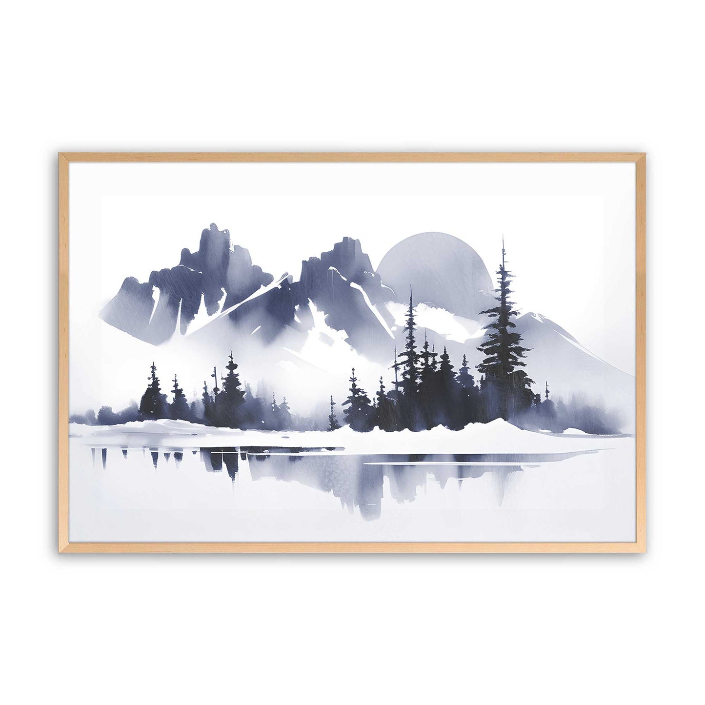 [Color:Raw Maple], Picture of art in a Raw Maple frame