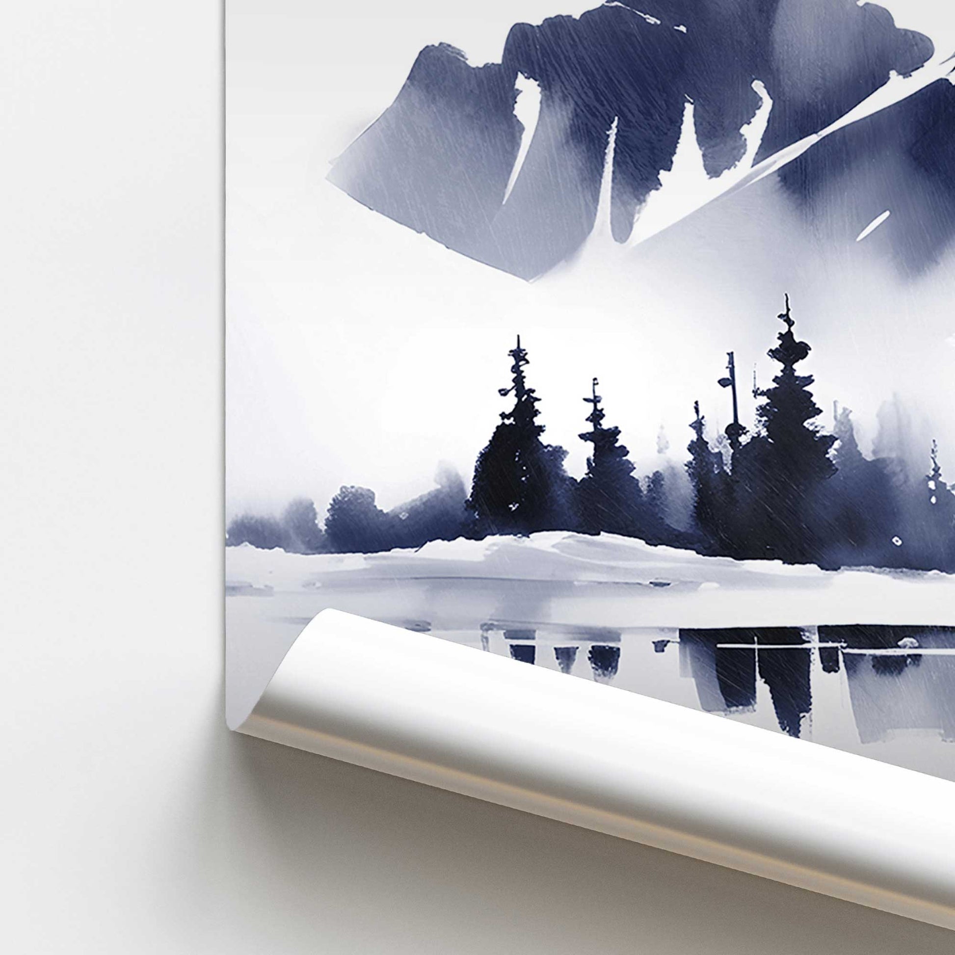 [color:Rolled Print], Picture of close up of art