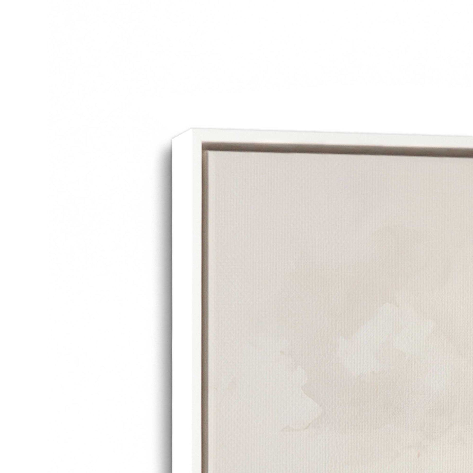[Color:Opaque White], Picture of art in a White frame at an angle