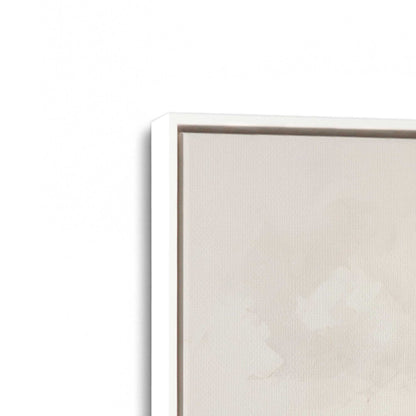 [Color:Opaque White], Picture of art in a White frame at an angle