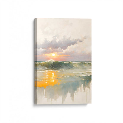 [Color:Stretched Canvas], Picture of art at an angle