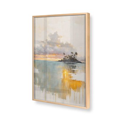 [Color:Raw Maple], Picture of art in a Raw Maple frame of the corner