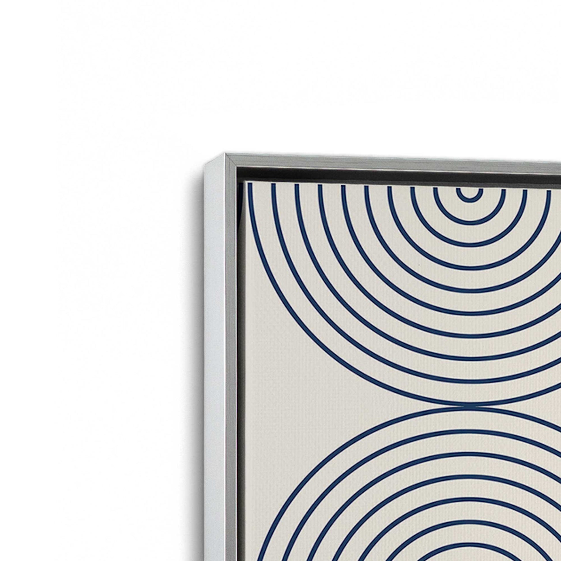 [Color:Polished Chrome], Picture of art in a Polished Chrome frame at an angle
