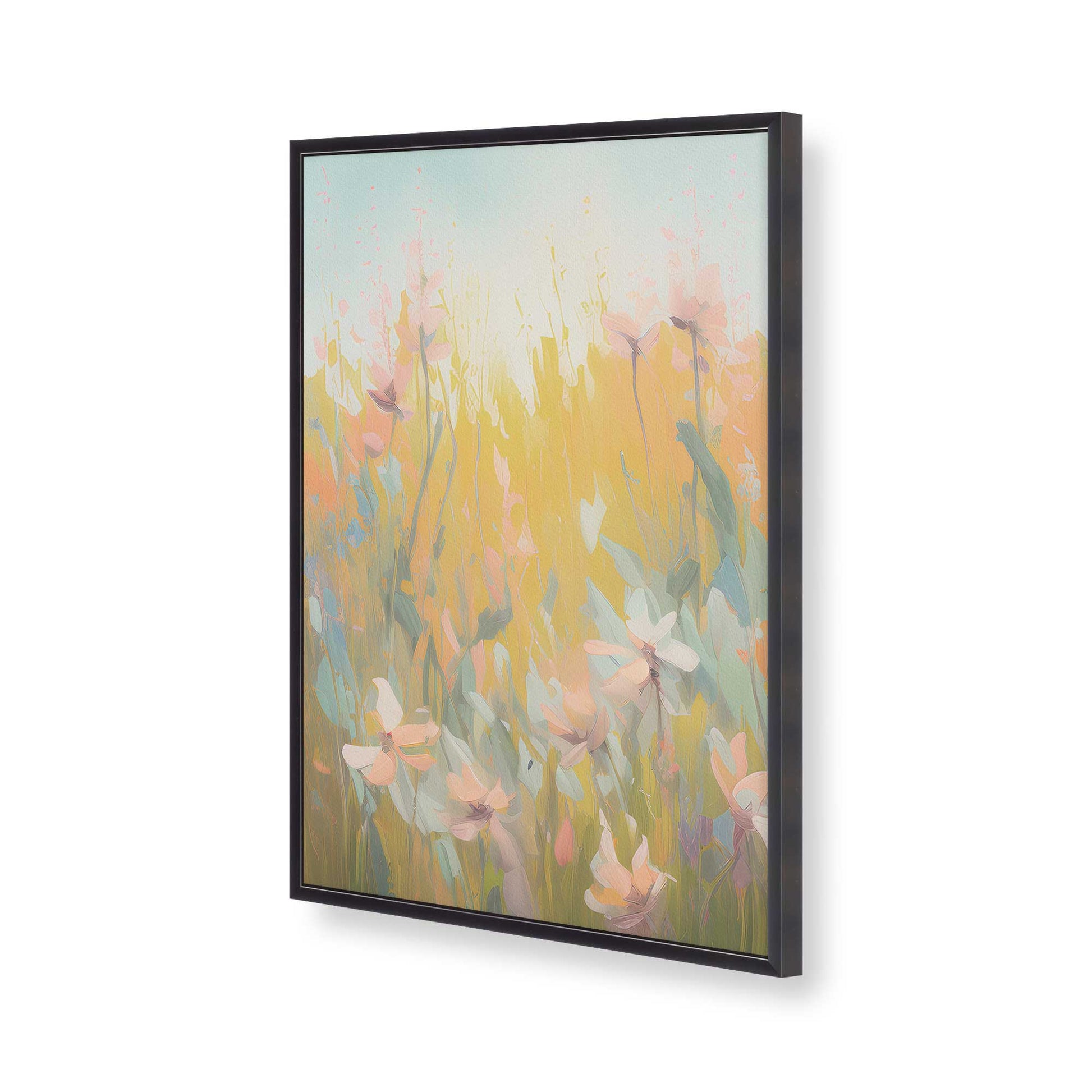 [Color:Weathered Zinc], Picture of art in a Weathered Zinc frame of the corner
