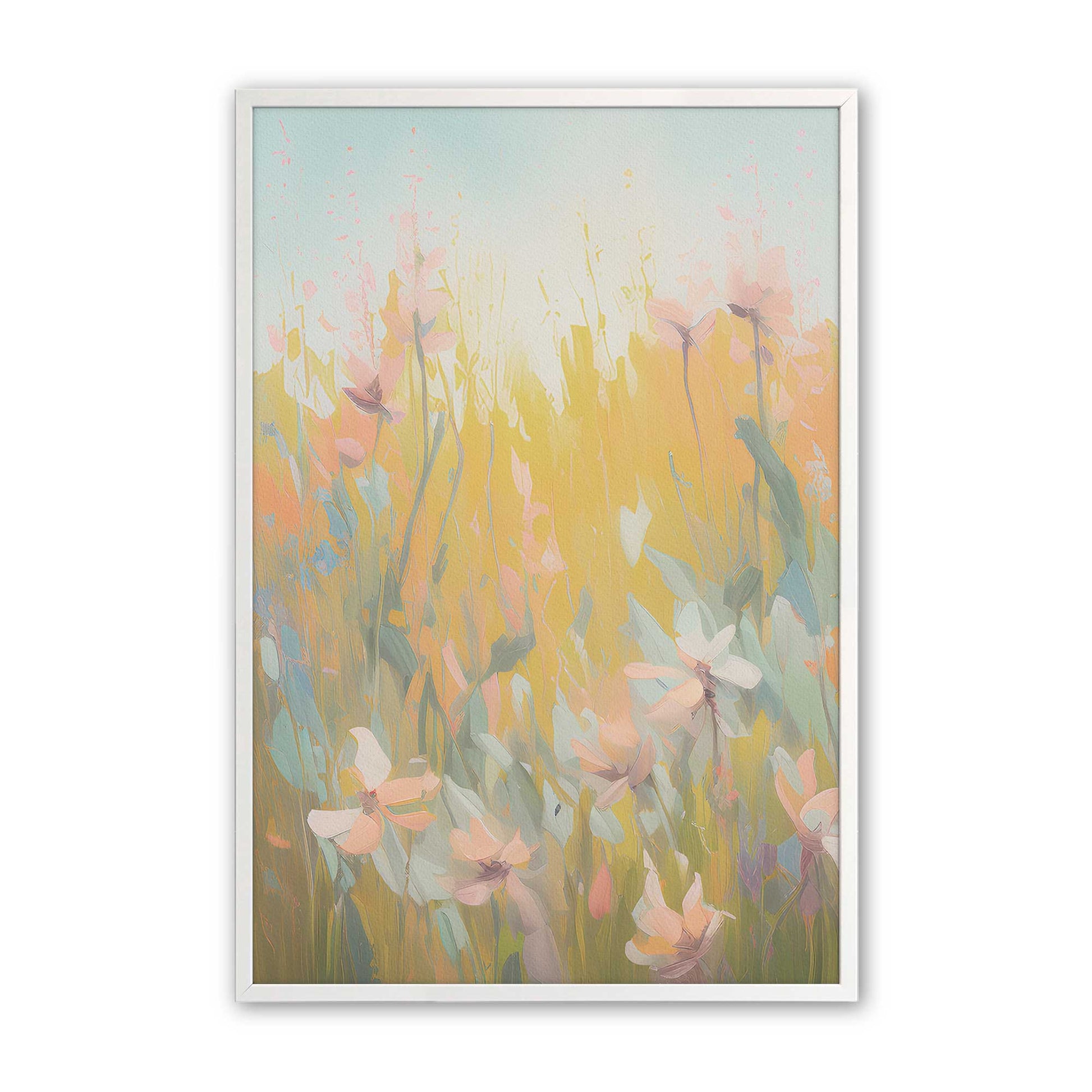 [Color:Opaque White], Picture of art in a Opaque White frame
