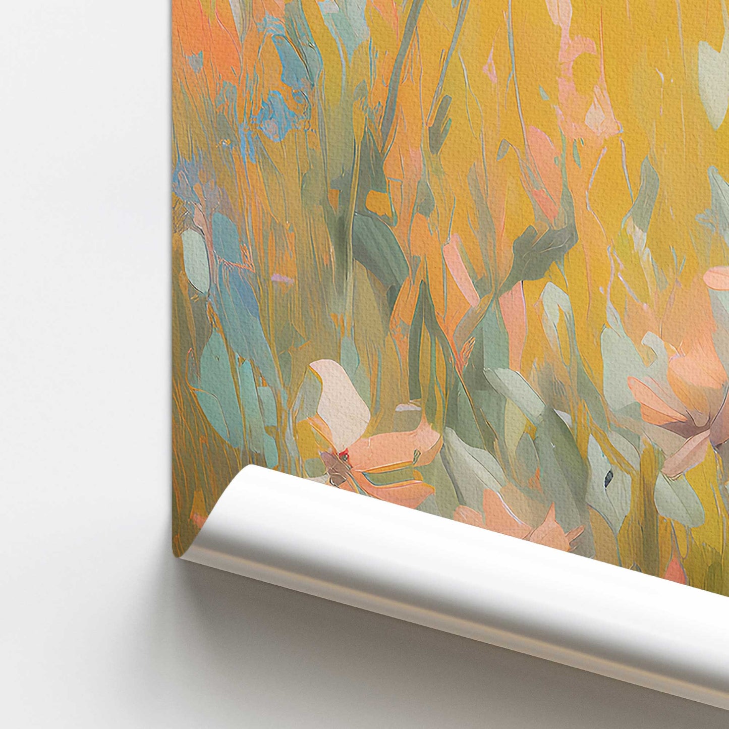 [color:Rolled Print], Picture of close up of art