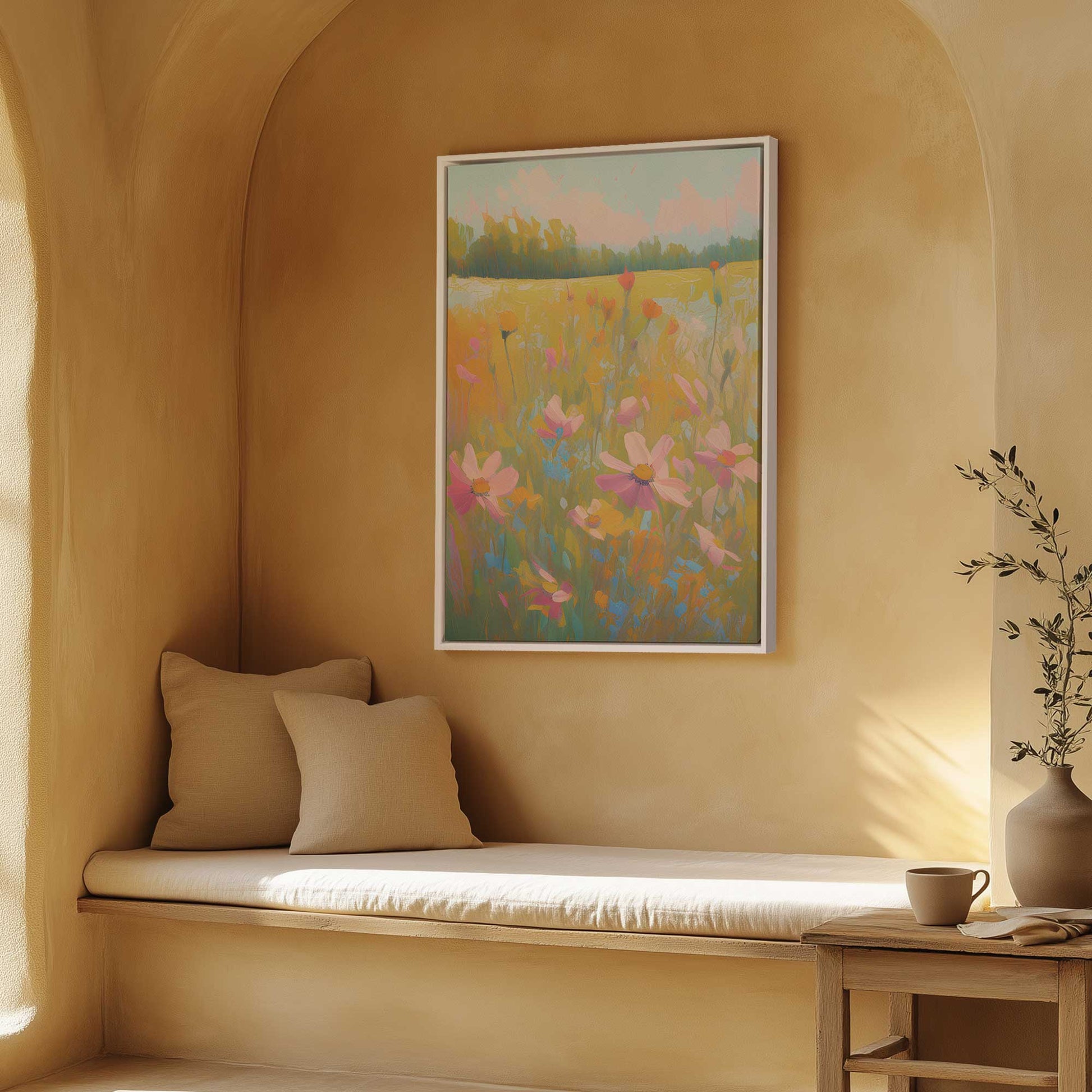 Picture of art in a room