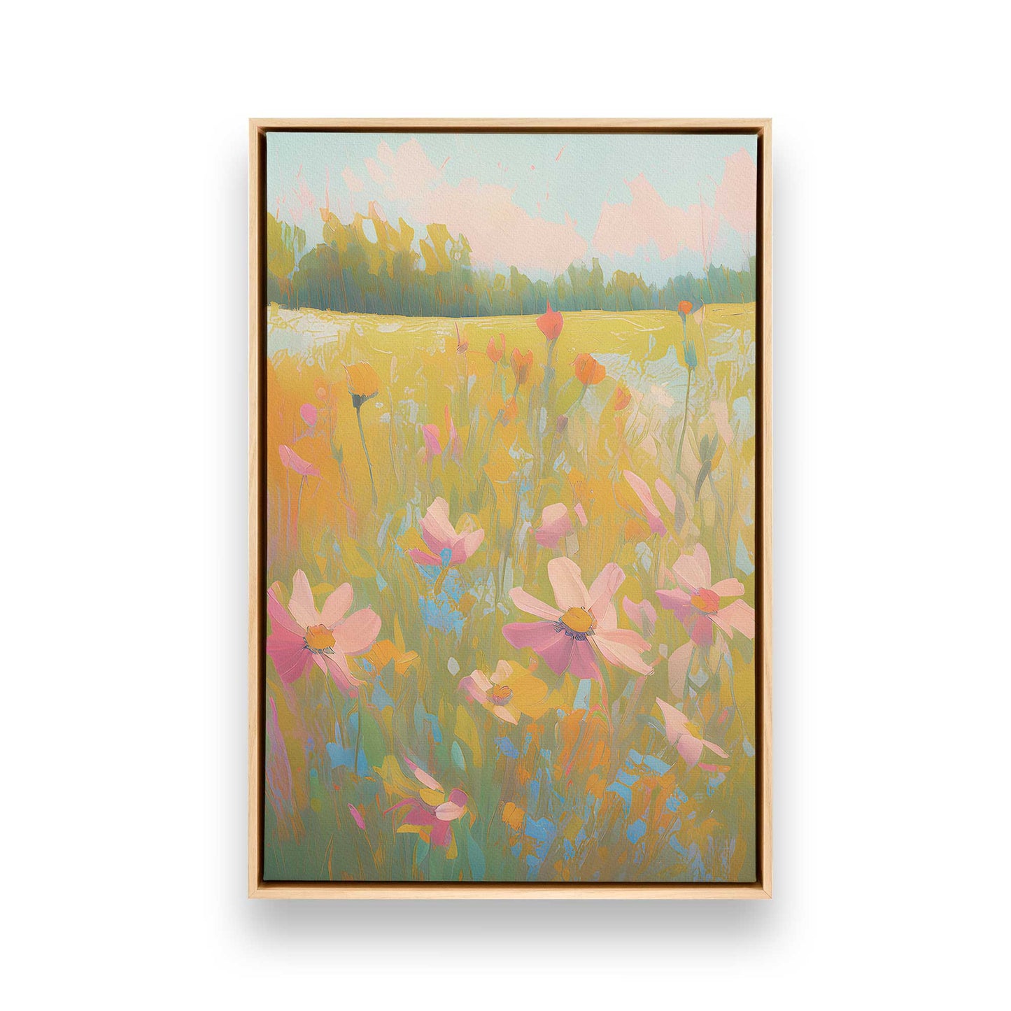 [Color:American Maple], Picture of art in a American Maple frame