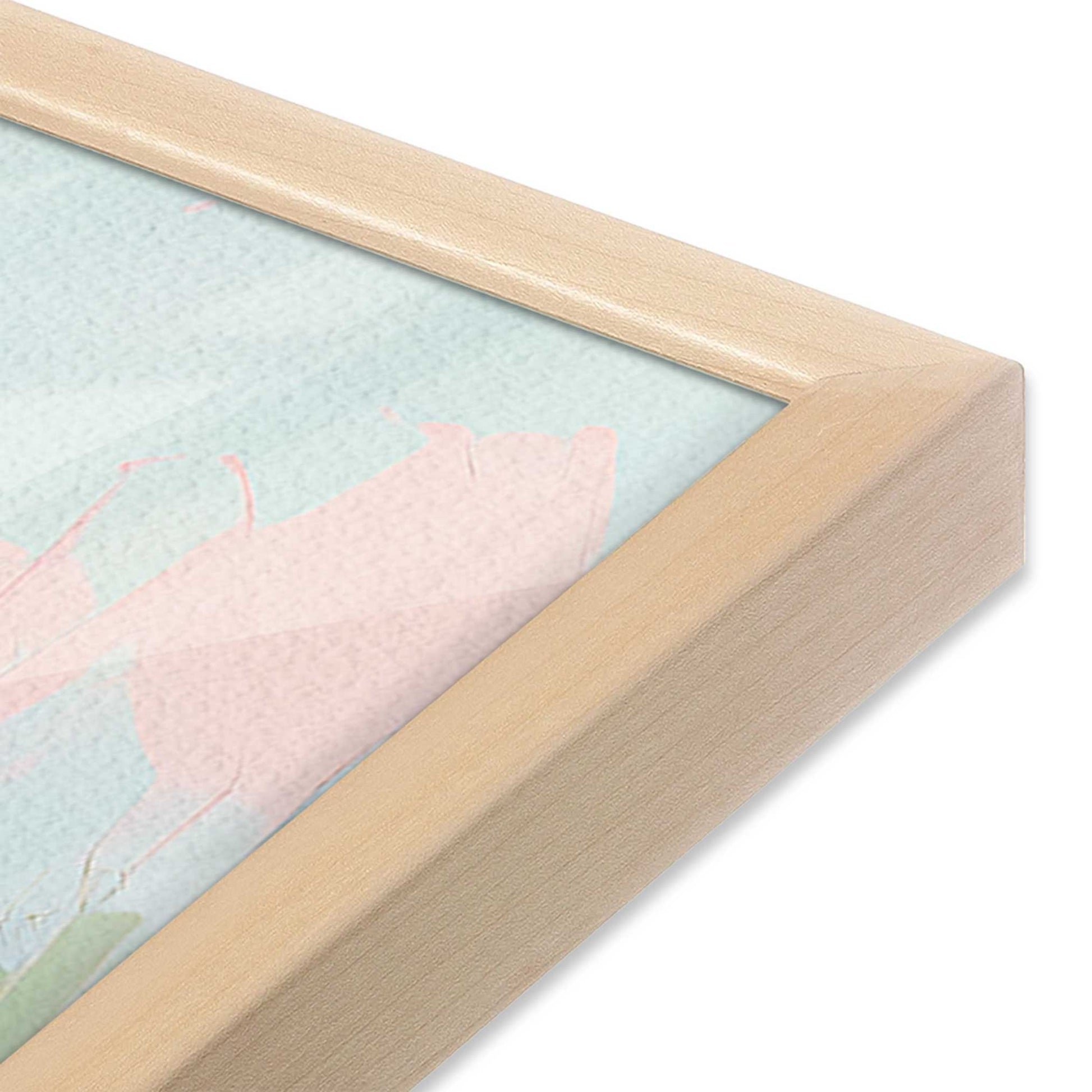 [Color:Raw Maple], Picture of art in a Raw Maple frame at an angle