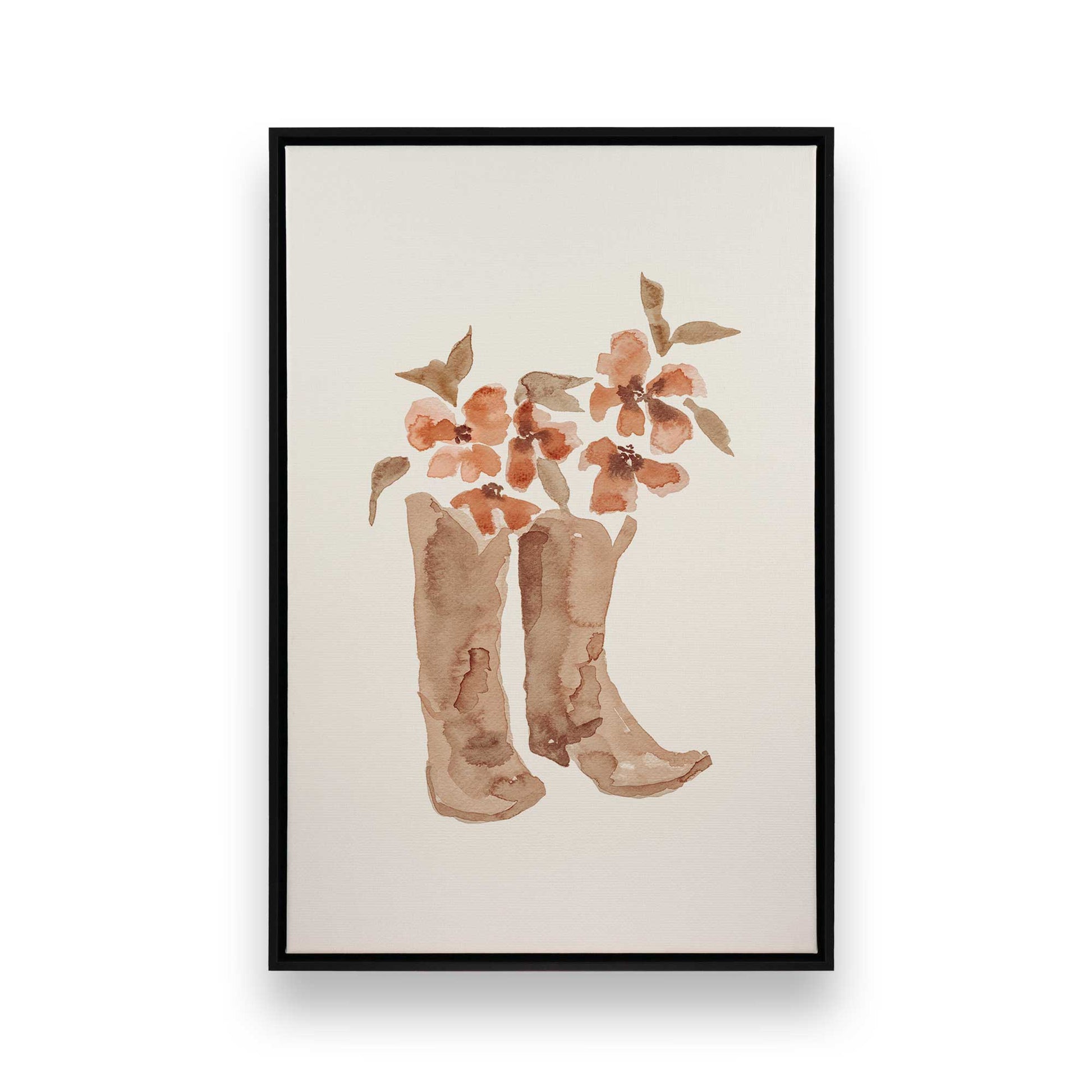[Color:Satin Black], Picture of art in a Satin Black frame