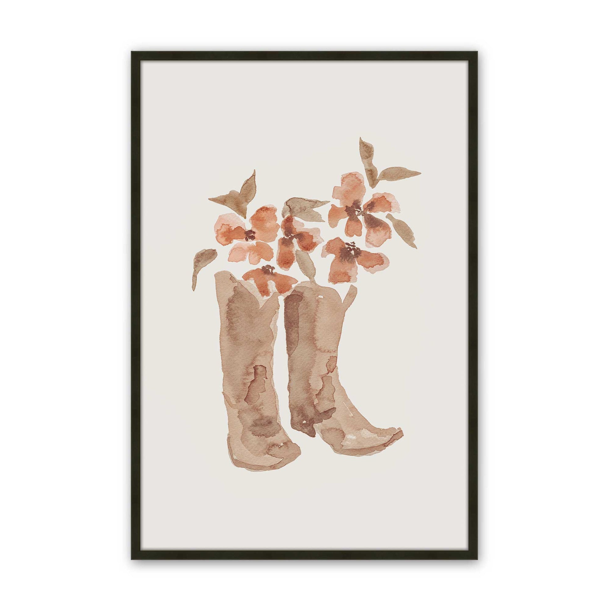 [Color:Satin Black], Picture of art in a Satin Black frame