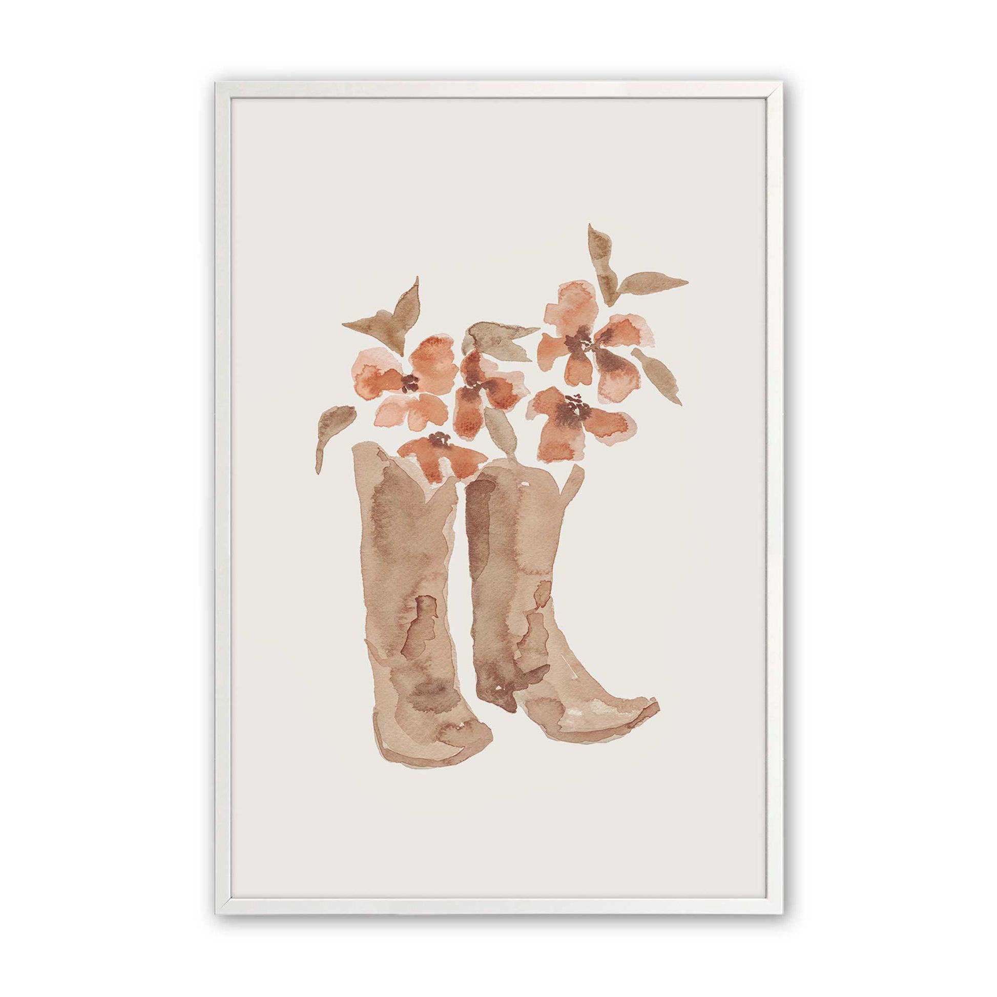 [Color:Opaque White], Picture of art in a Opaque White frame