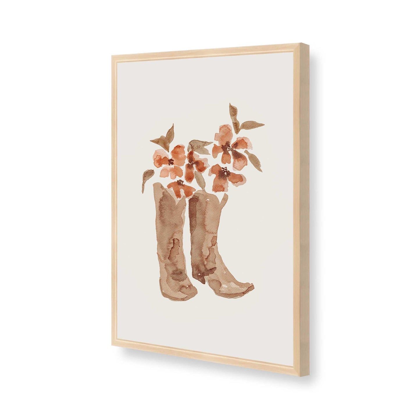 [Color:Raw Maple], Picture of art in a Raw Maple frame of the corner