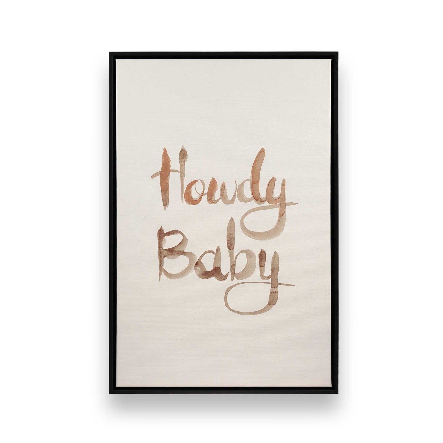 [Color:Satin Black], Picture of art in a Satin Black frame