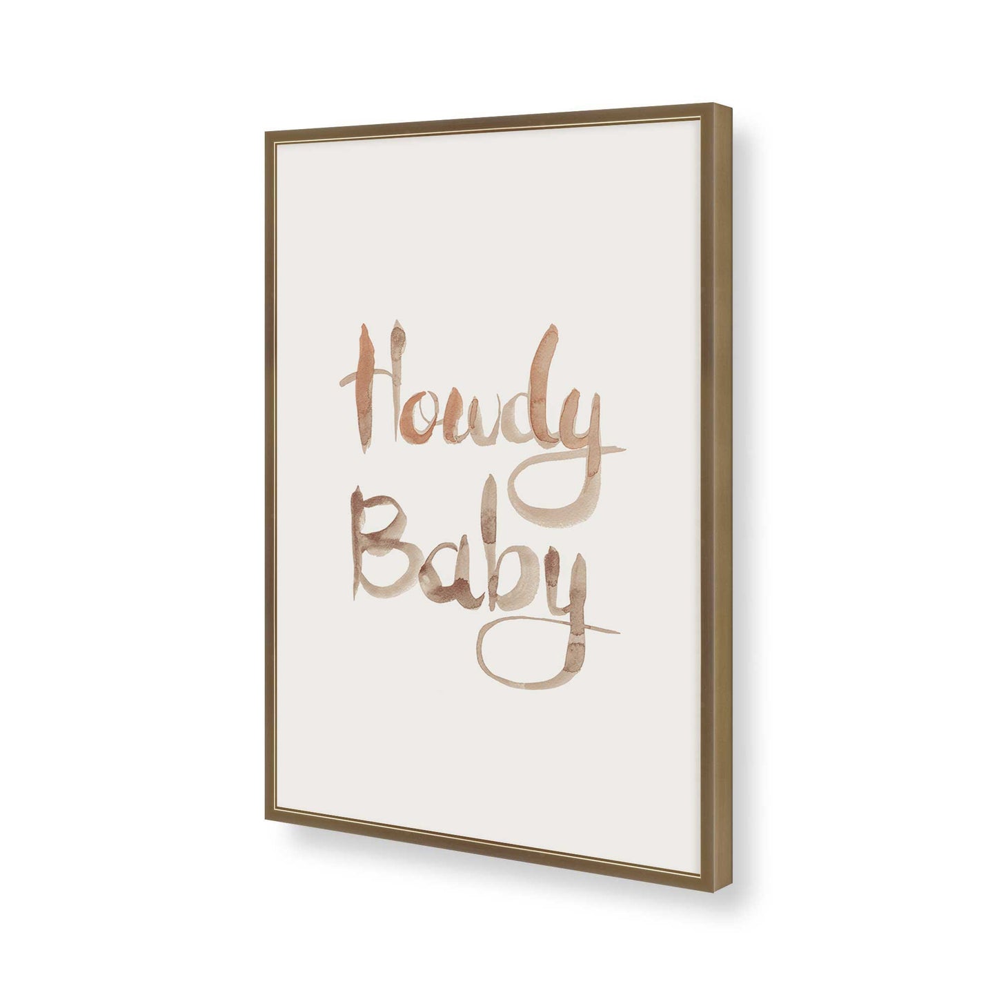 [Color:Brushed Gold], Picture of art in a Brushed Gold frame of the corner