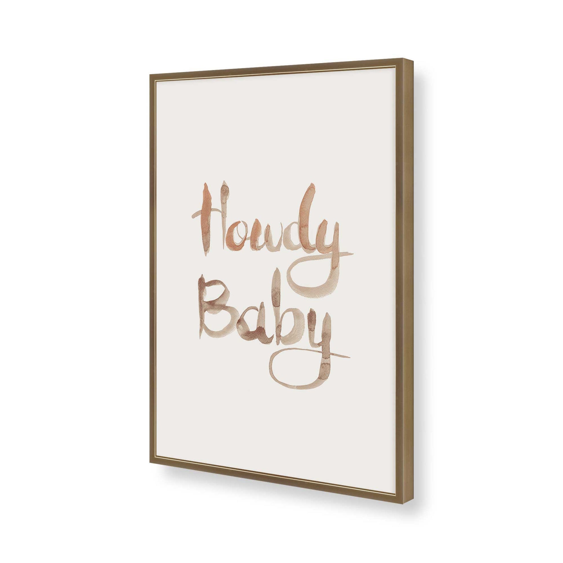 [Color:Brushed Gold], Picture of art in a Brushed Gold frame of the corner