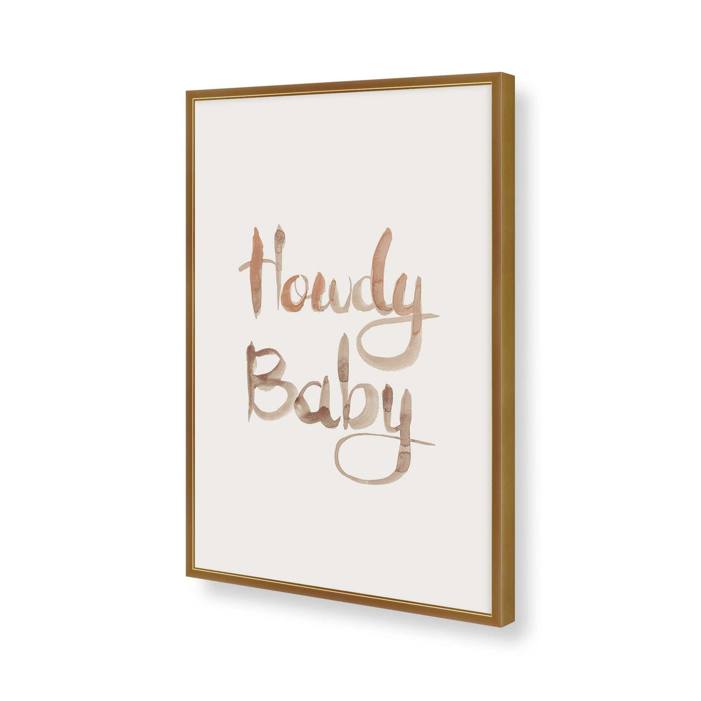 [Color:Polished Gold], Picture of art in a Polished Gold frame of the corner