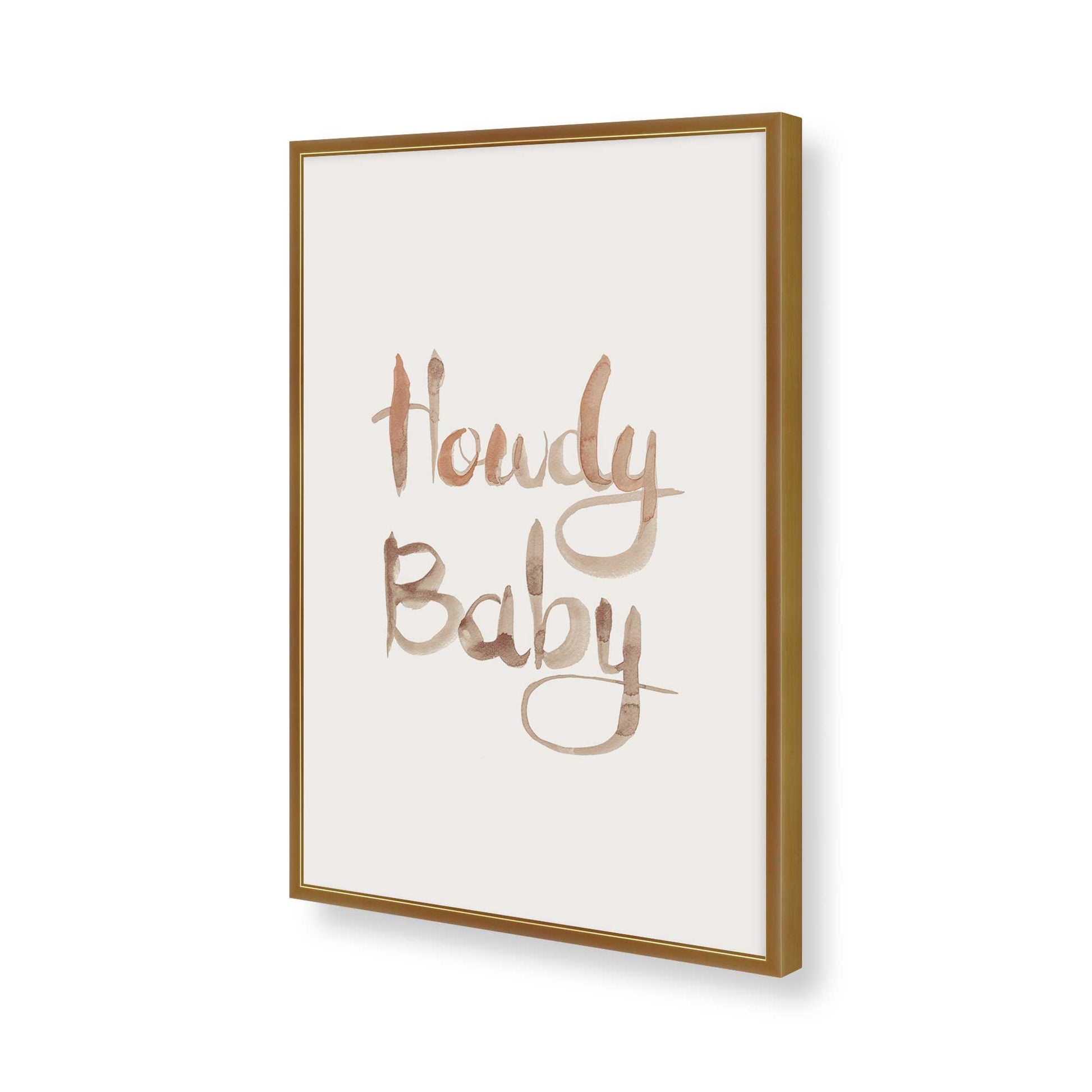 [Color:Polished Gold], Picture of art in a Polished Gold frame of the corner