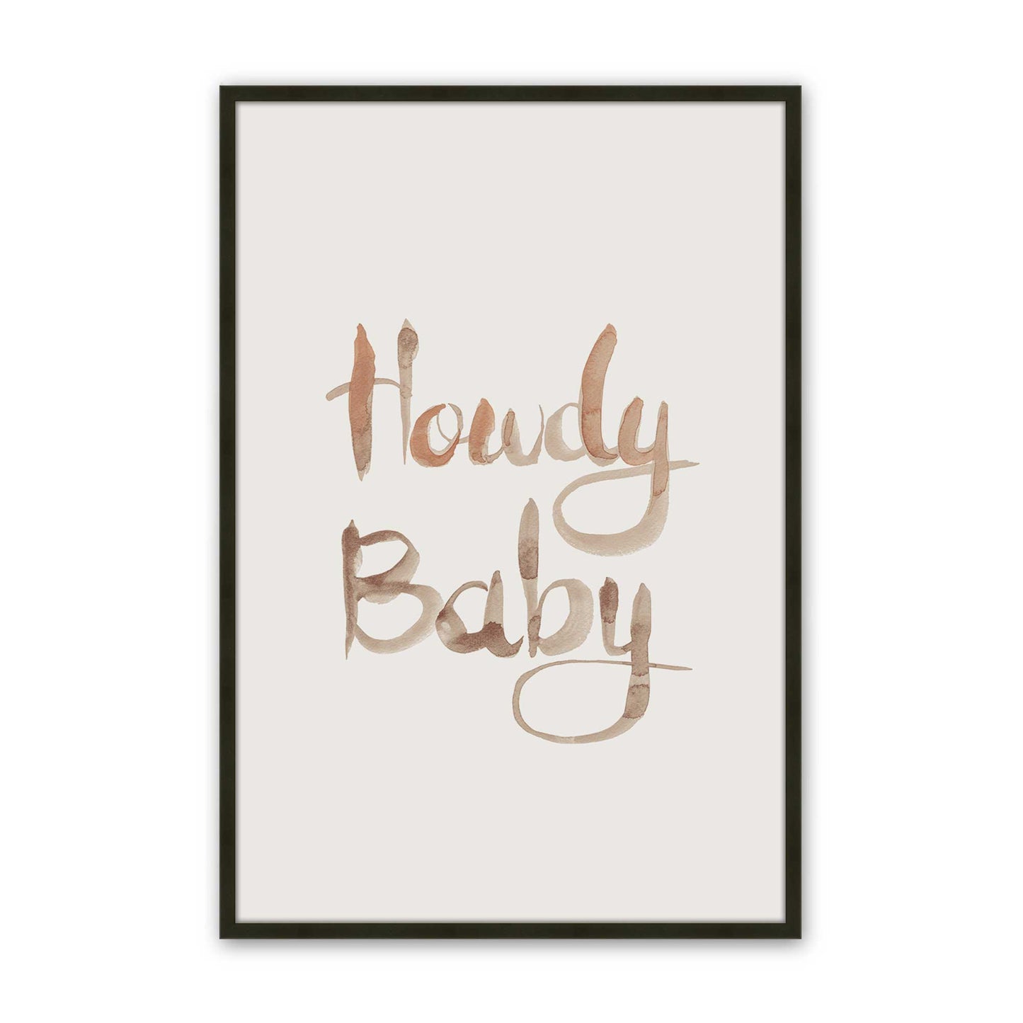 [Color:Satin Black], Picture of art in a Satin Black frame