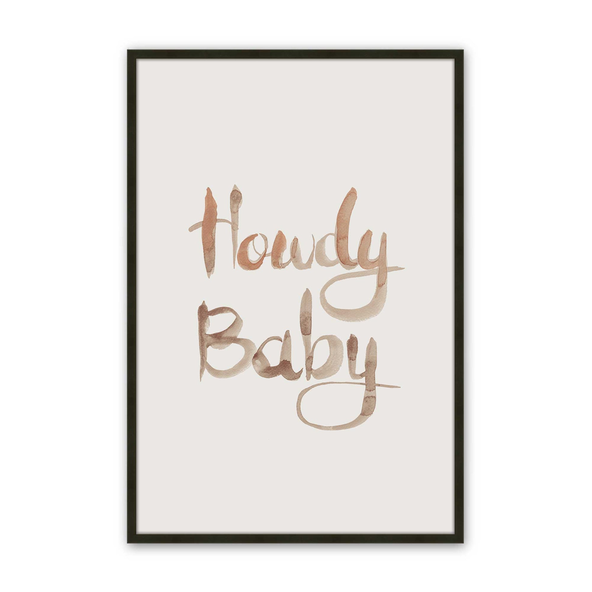 [Color:Satin Black], Picture of art in a Satin Black frame