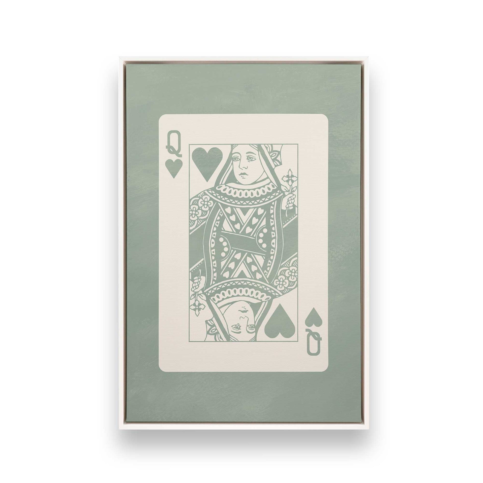 [Color:Opaque White], Picture of art in a White frame