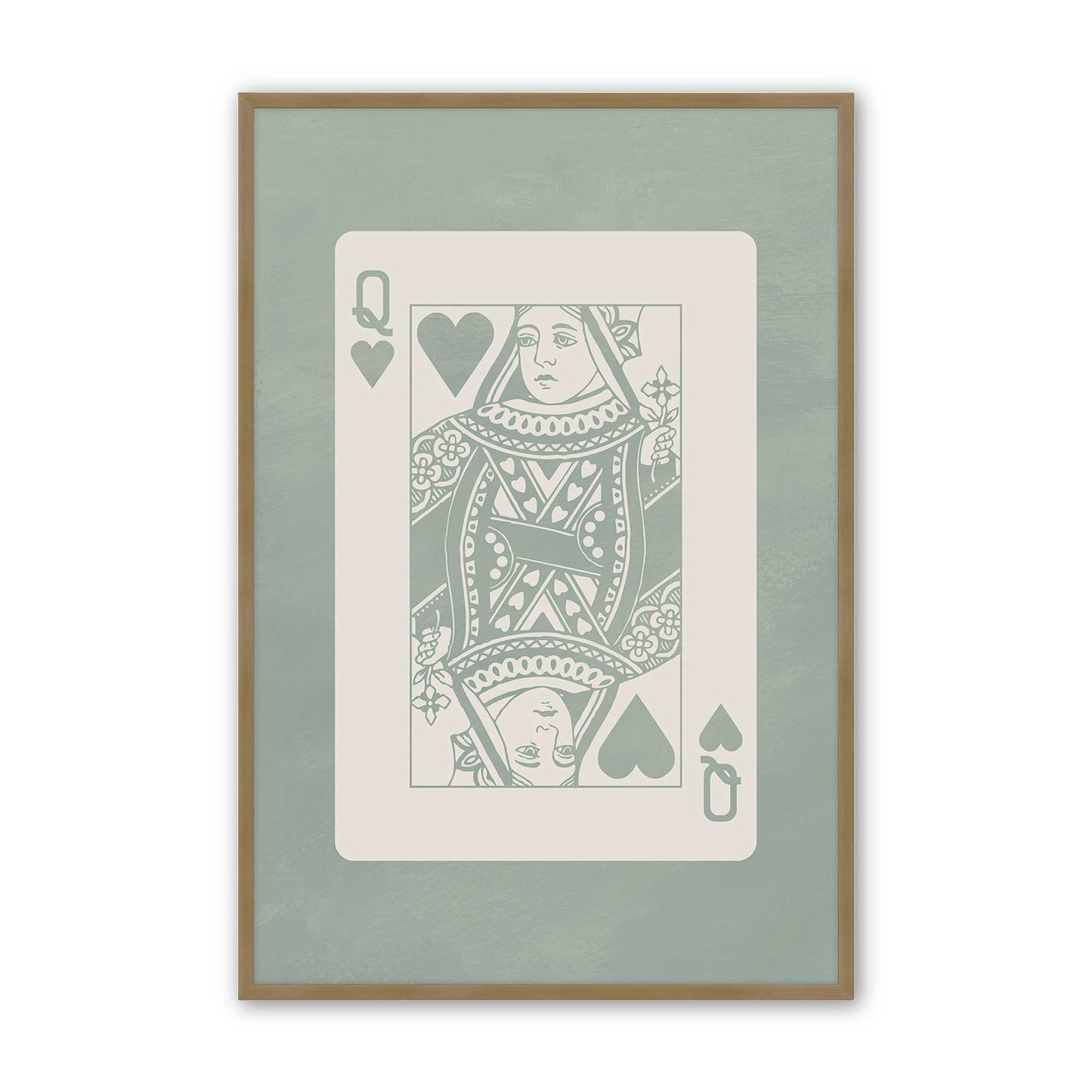 [Color:Brushed Gold], Picture of art in a Brushed Gold frame