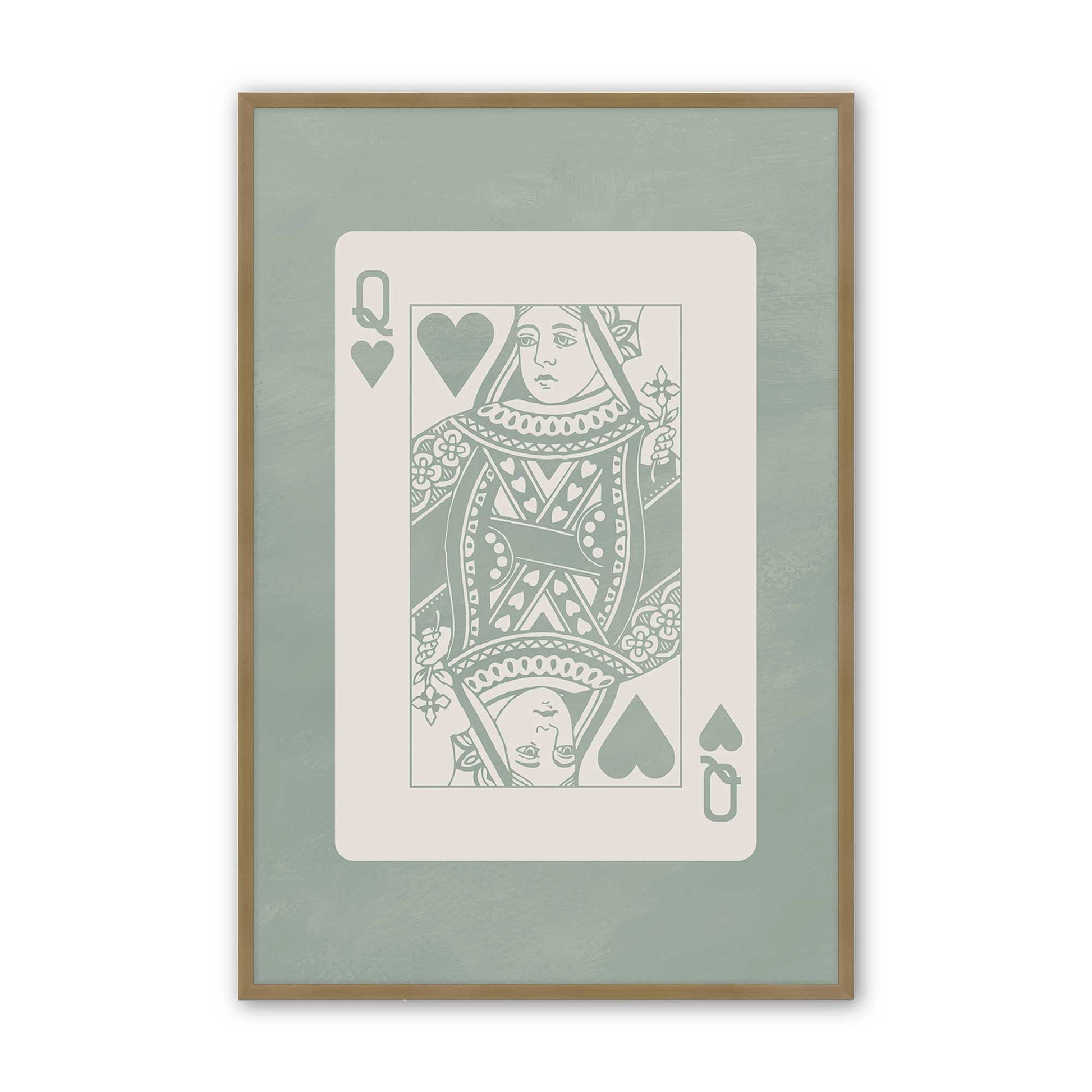 [Color:Brushed Gold], Picture of art in a Brushed Gold frame
