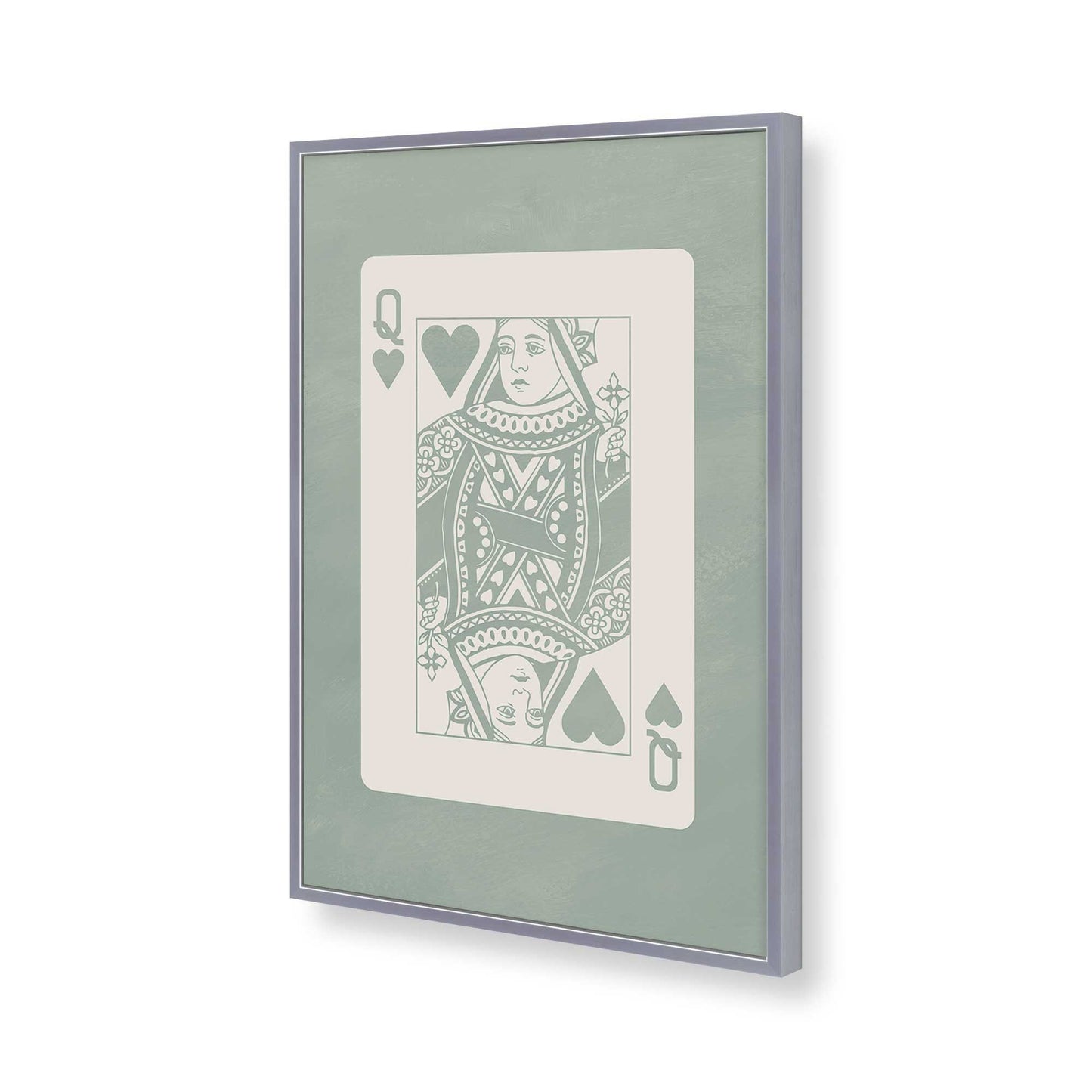 [Color:Polished Chrome], Picture of art in a Polished Chrome frame of the corner