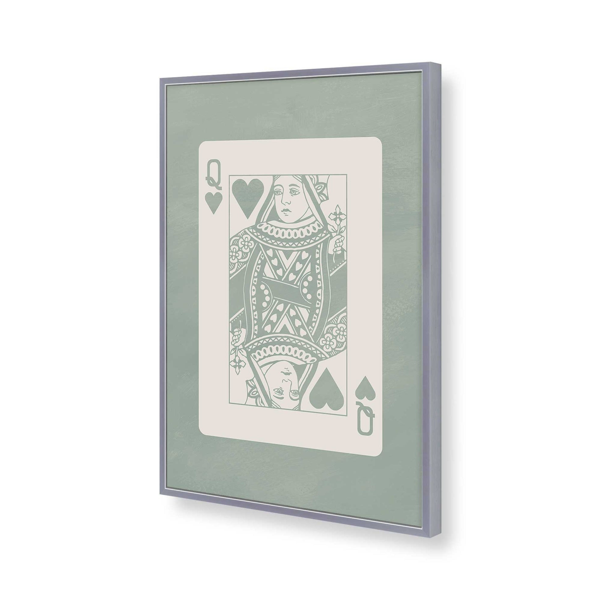 [Color:Polished Chrome], Picture of art in a Polished Chrome frame of the corner