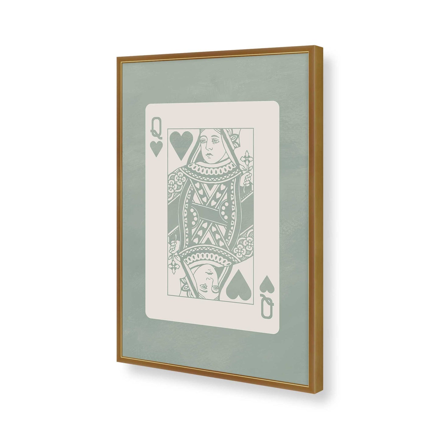 [Color:Polished Gold], Picture of art in a Polished Gold frame of the corner