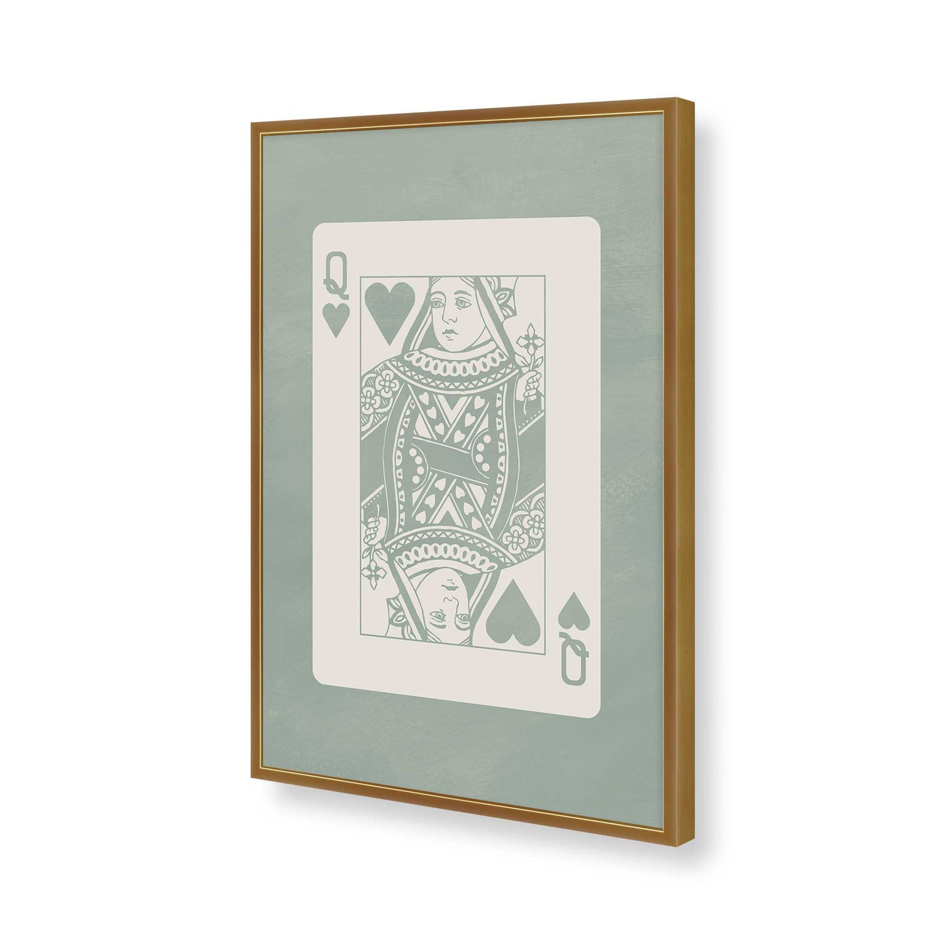 [Color:Polished Gold], Picture of art in a Polished Gold frame of the corner