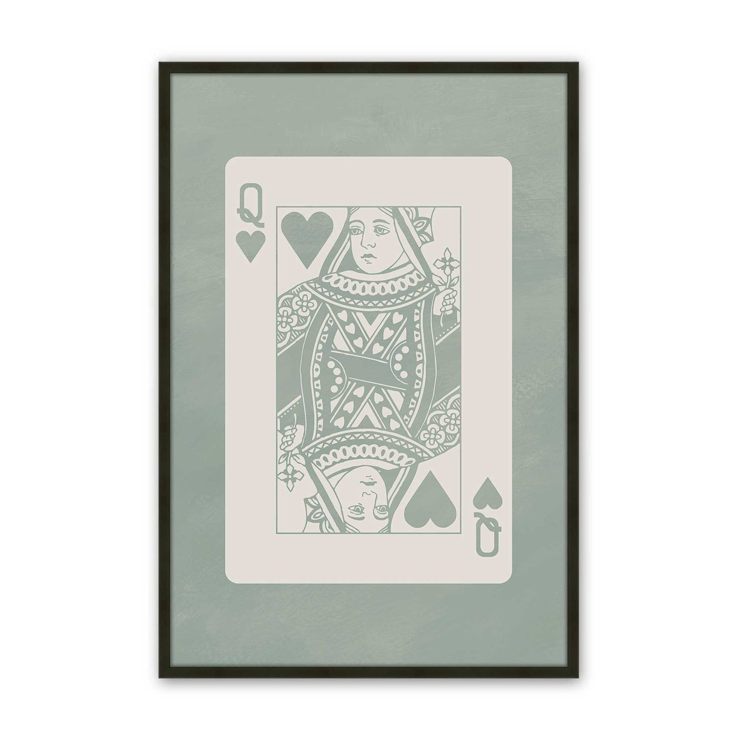 [Color:Satin Black], Picture of art in a Satin Black frame