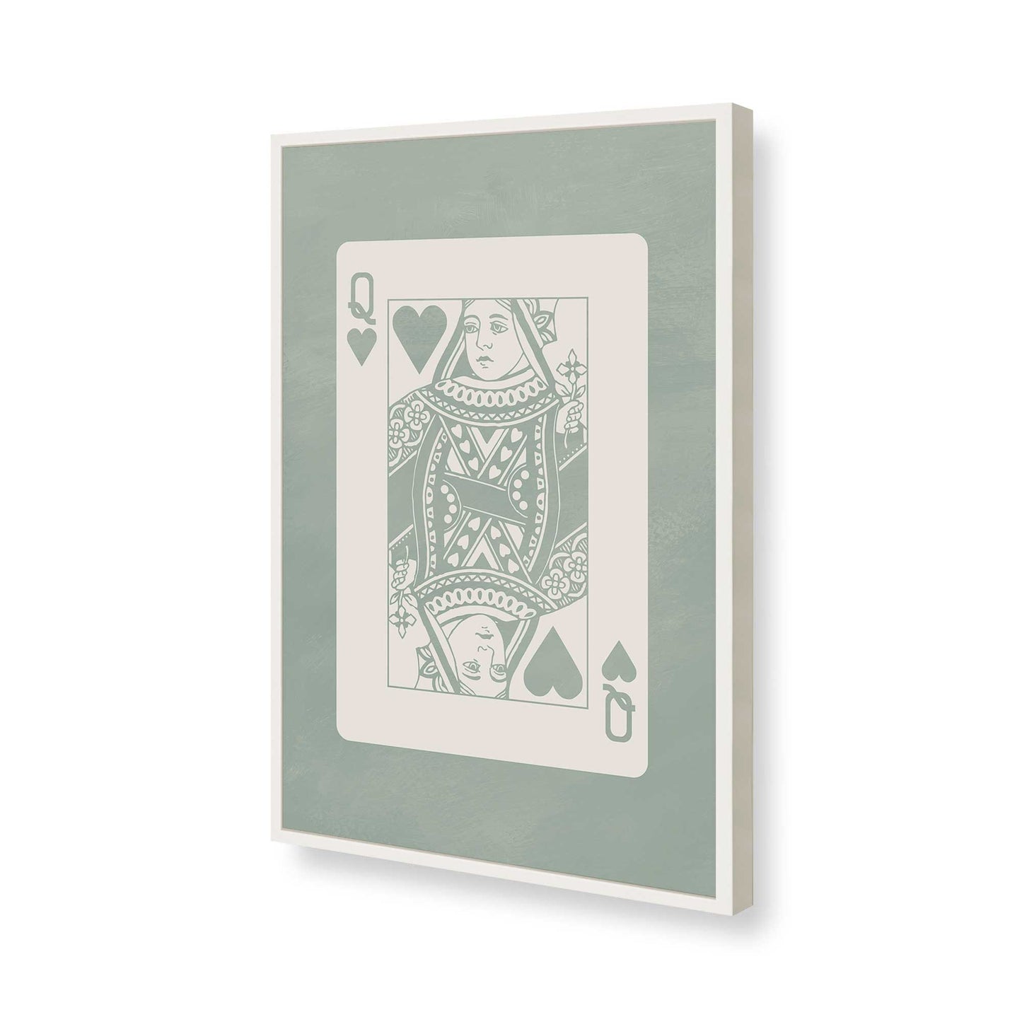 [Color:Opaque White], Picture of art in a Opaque White frame of the corner