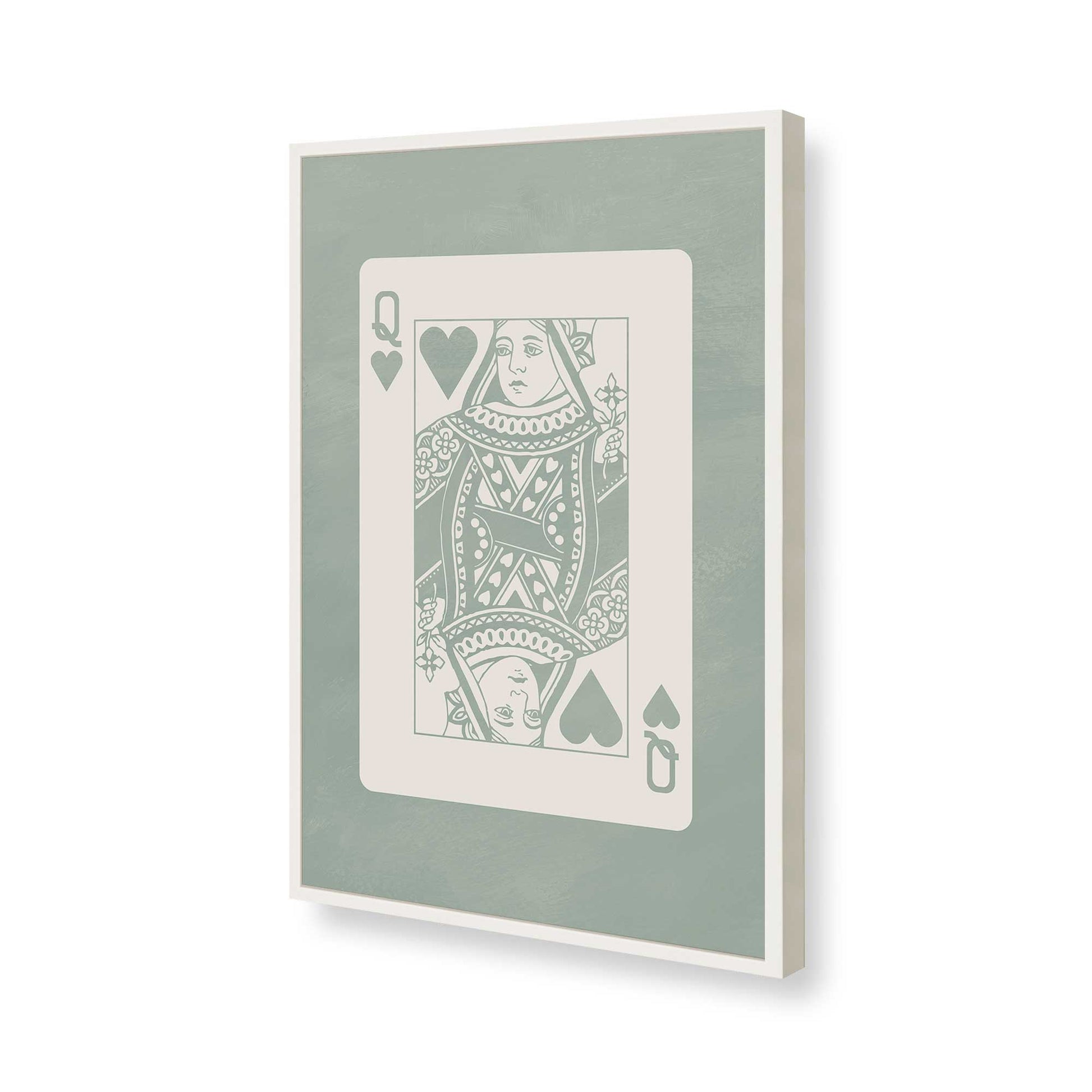 [Color:Opaque White], Picture of art in a Opaque White frame of the corner