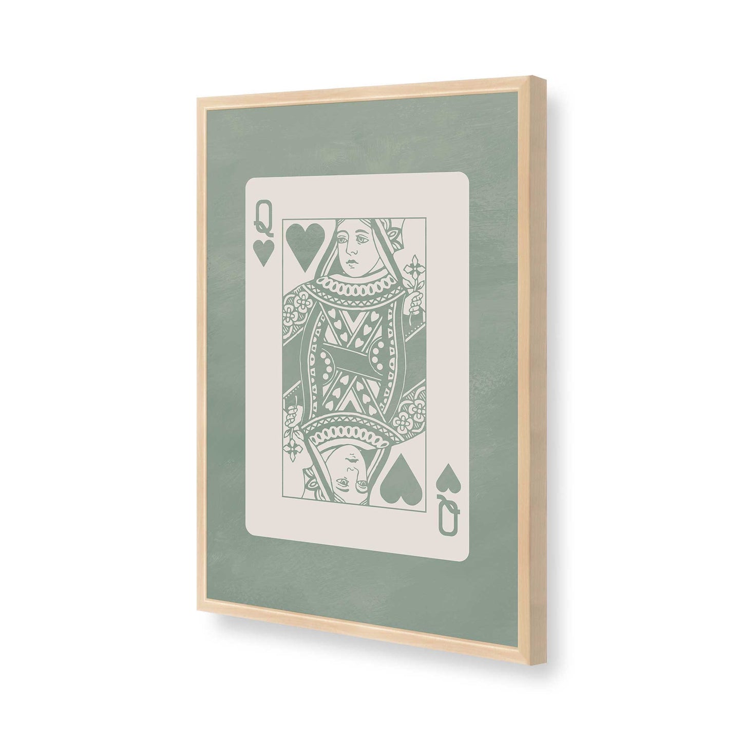 [Color:Raw Maple], Picture of art in a Raw Maple frame of the corner
