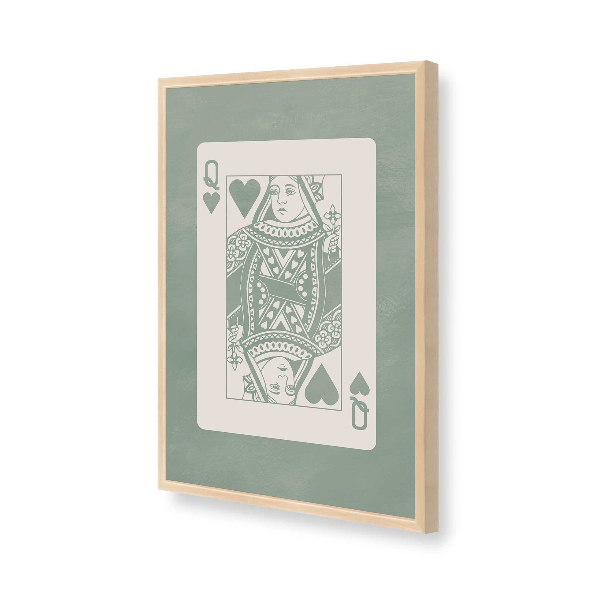 [Color:Raw Maple], Picture of art in a Raw Maple frame of the corner