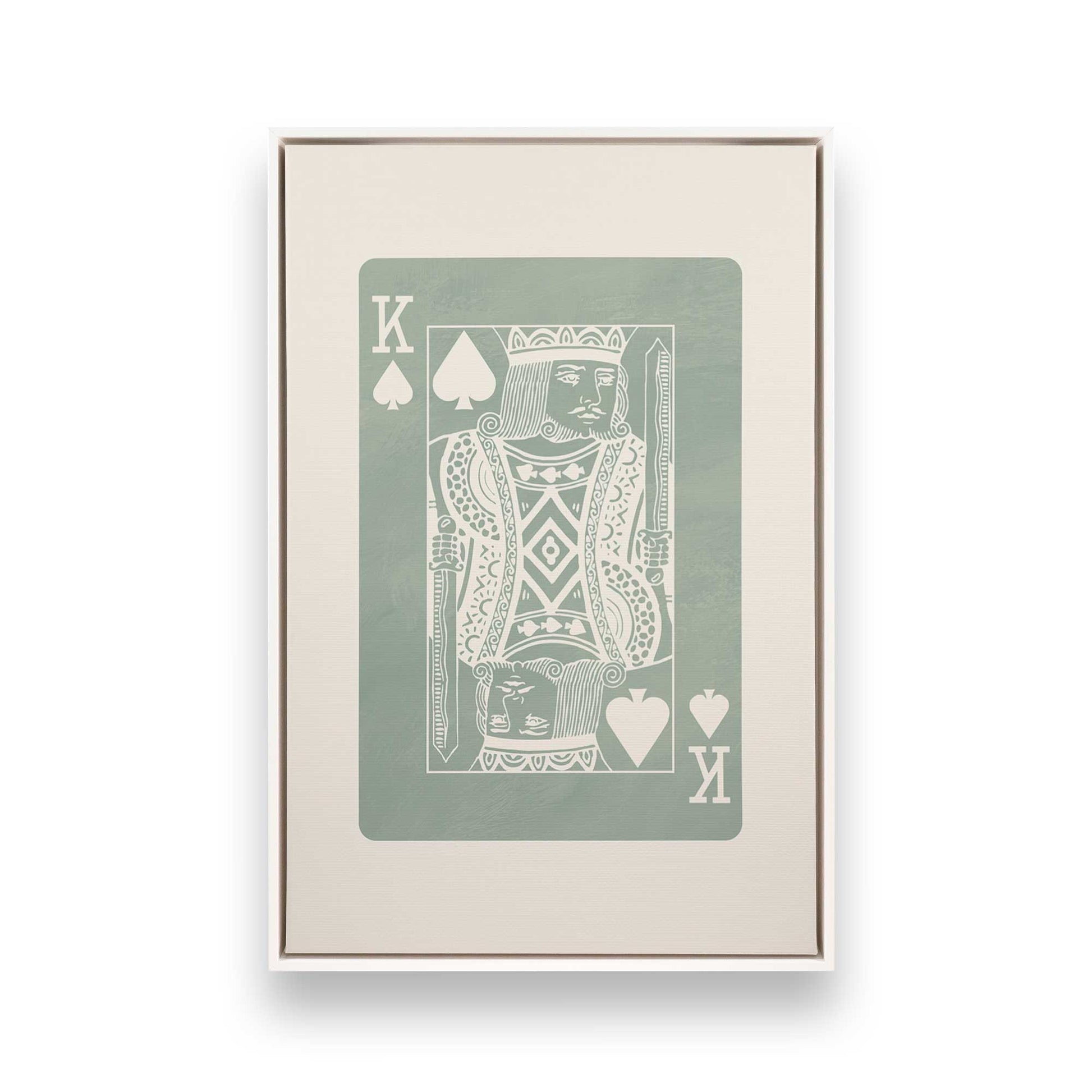 [Color:Opaque White], Picture of art in a White frame