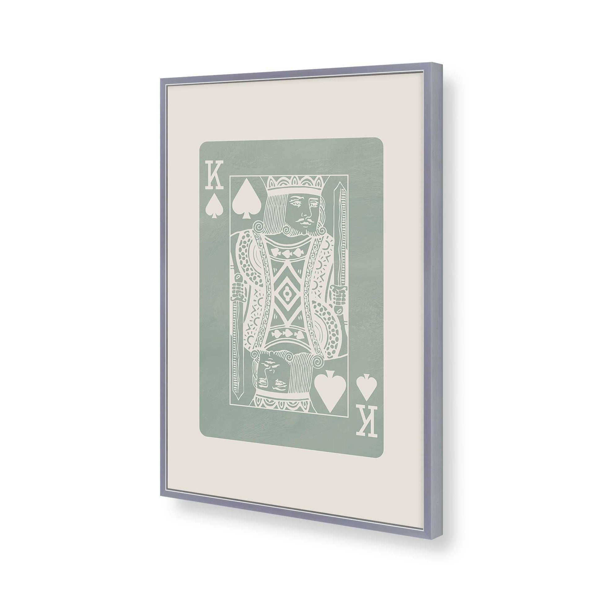 [Color:Polished Chrome], Picture of art in a Polished Chrome frame of the corner