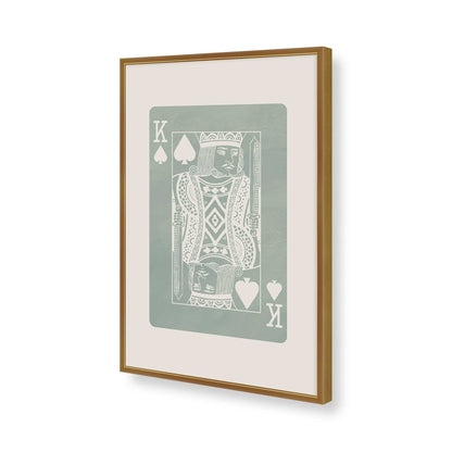 [Color:Polished Gold], Picture of art in a Polished Gold frame of the corner
