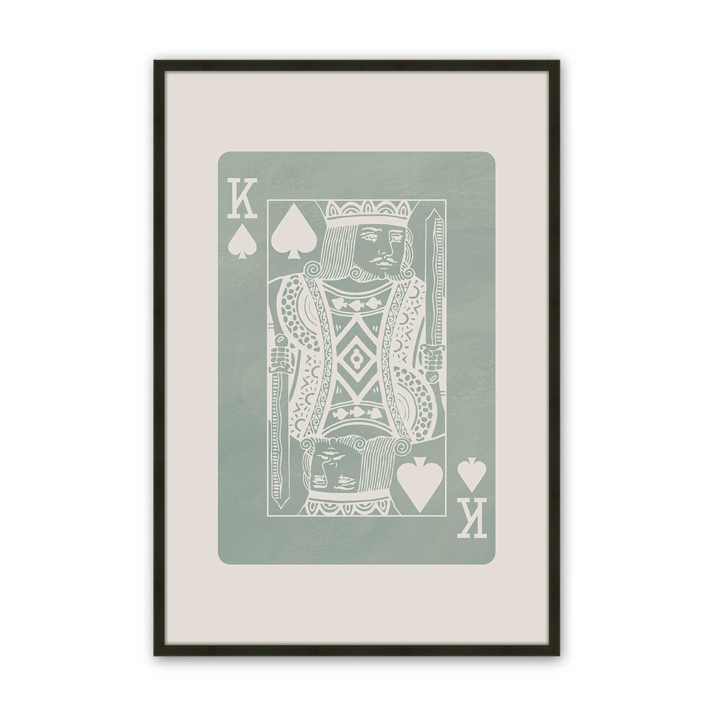 [Color:Satin Black], Picture of art in a Satin Black frame