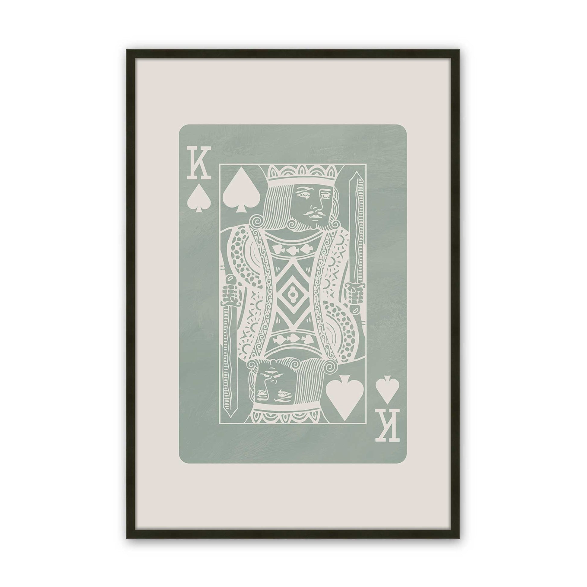 [Color:Satin Black], Picture of art in a Satin Black frame