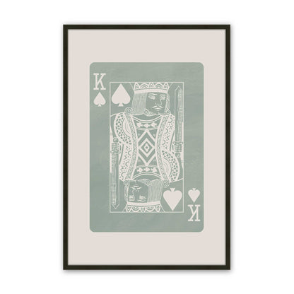 [Color:Satin Black], Picture of art in a Satin Black frame