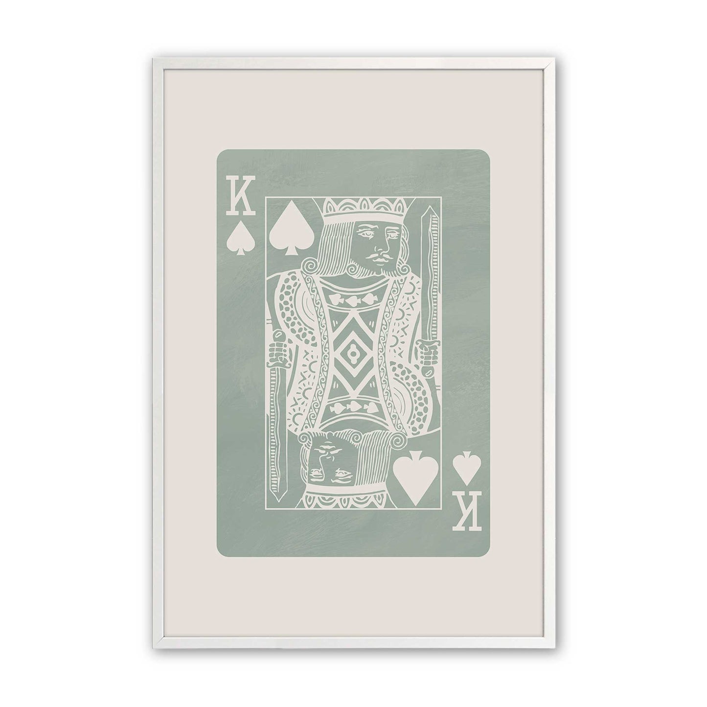 [Color:Opaque White], Picture of art in a Opaque White frame