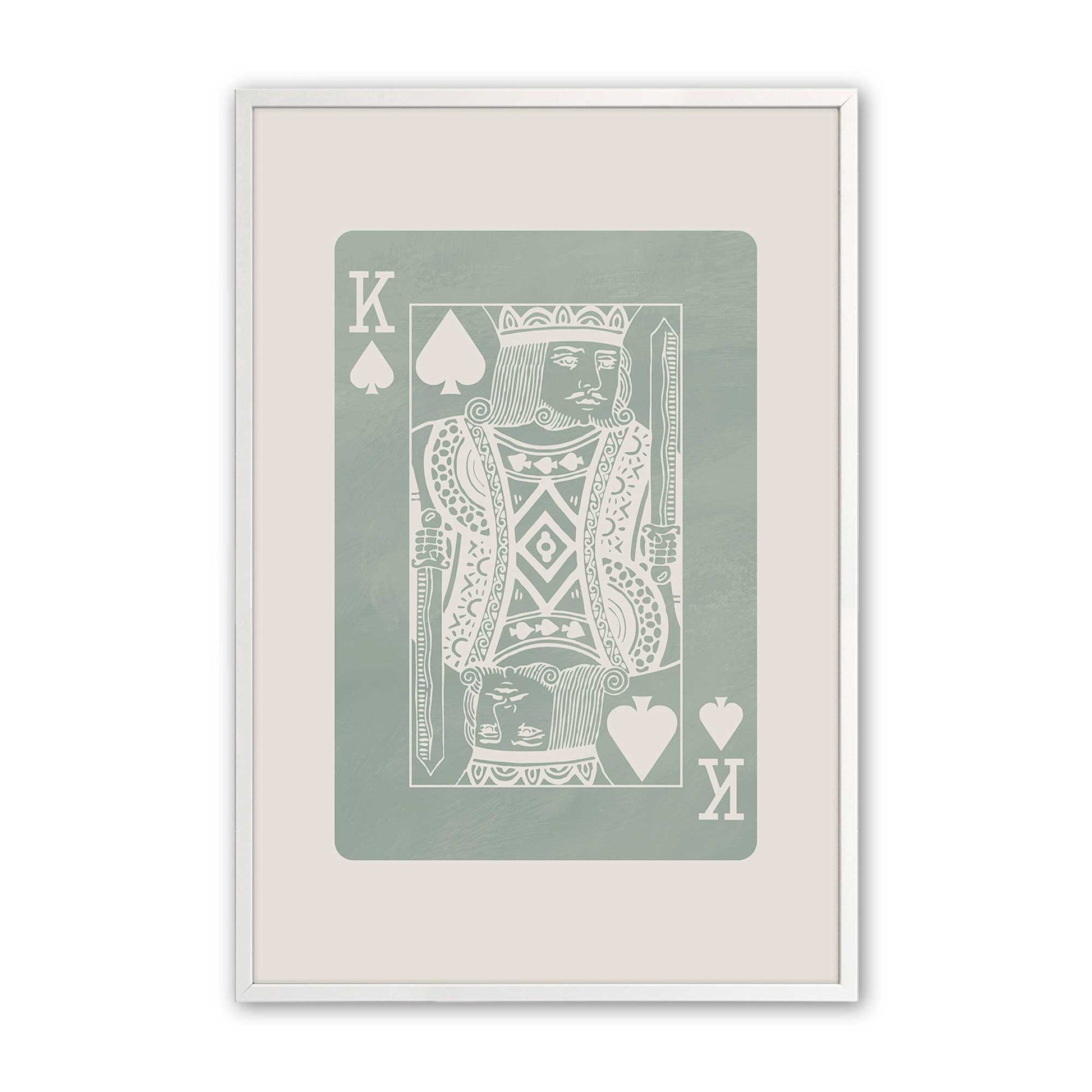 [Color:Opaque White], Picture of art in a Opaque White frame