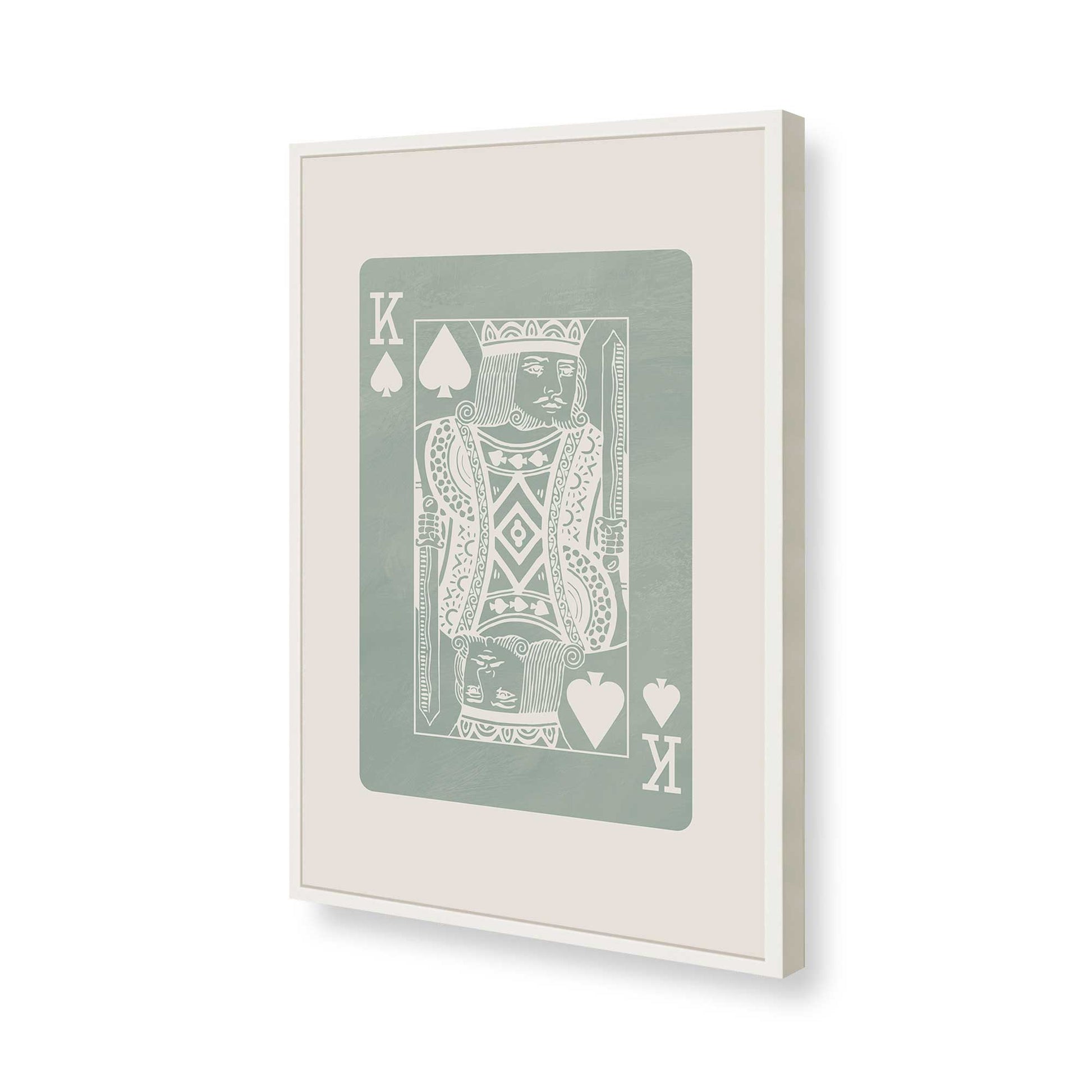 [Color:Opaque White], Picture of art in a Opaque White frame of the corner