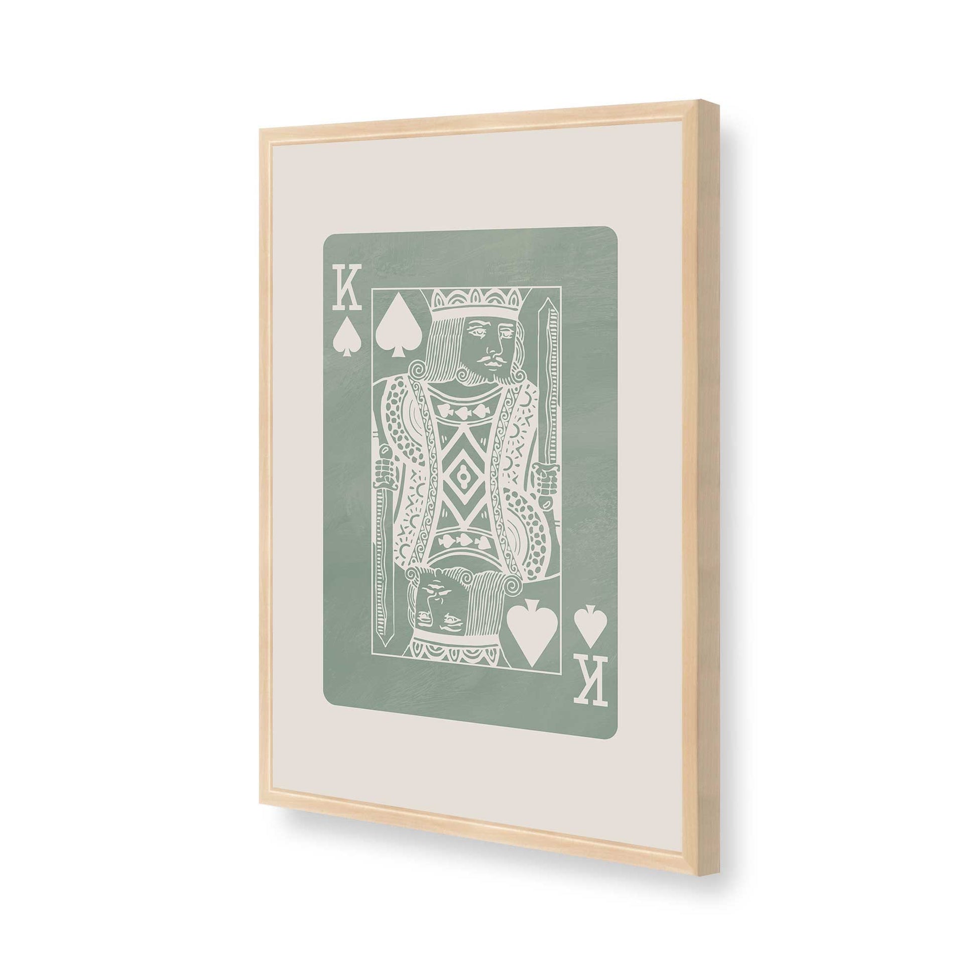 [Color:Raw Maple], Picture of art in a Raw Maple frame of the corner